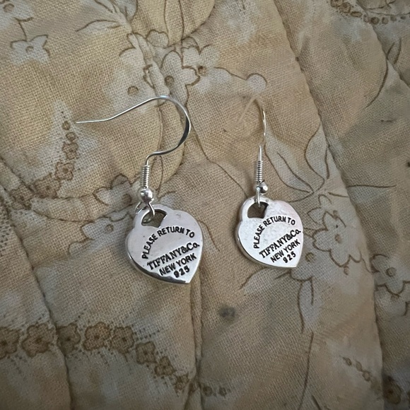 Earrings (homemade) stamped Tiffany & Co - Picture 6 of 9